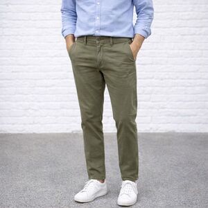 J.Crew Men’s Pants Size 32x34 | Olive Green Slim Straight Chino Casual